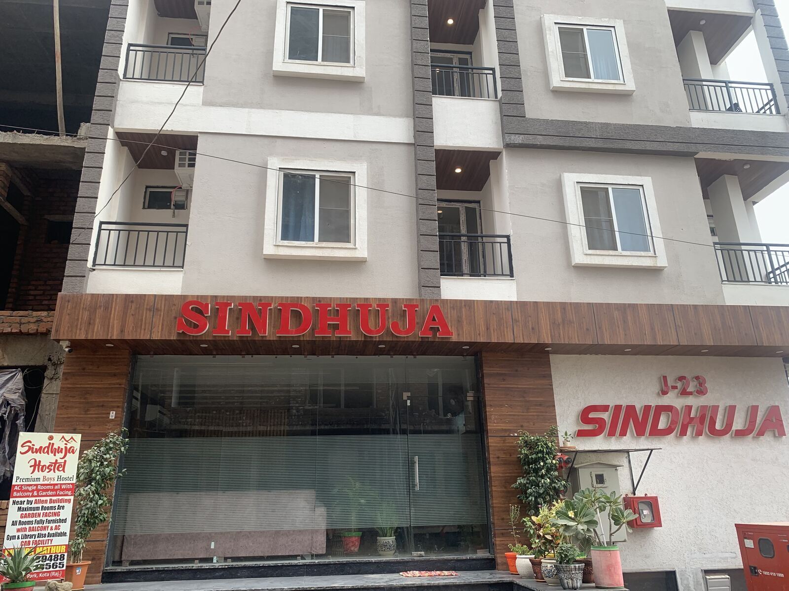 Sindhuja Boys Hostel building
